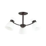 4534/3C COMFI LN21 82 черный Люстра потолочная E27 3*60W 220V WILMA