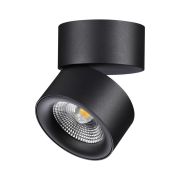 358781 OVER NT21 364 черный Светильник накладной светодиодный IP20 LED 25W 4000K 2200Лм 100-265V GRODA