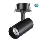359226 SPOT NT23 454 черный Светильник встраиваемый светодиодный IP20 LED 15W 220V 1440Лм 4000К SELENE