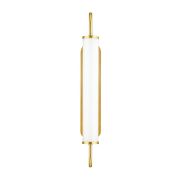 4270/10WL MODERN ODL21 691 бел/зол Настенный светильник выкл на базе LED 10W 800Лм 3000К PONTE