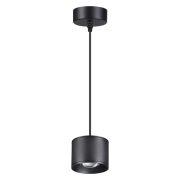 358656 OVER NT21 392 черный Светильник накладной светодиодный, провод 2м IP20 LED 4000К 12W 220V PATERA