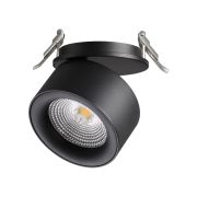 358783 SPOT NT21 458 черный Светильник встраиваемый светодиодный IP20 LED 25W 4000K 2200Лм 100-265V GRODA
