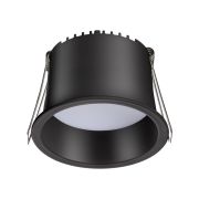 358900 SPOT NT22 472 черный Светильник встраиваемый светодиодный IP20 LED 4000К 9W 220V TRAN