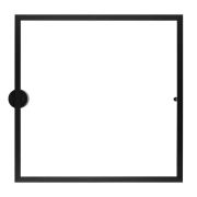 4385/24WL HIGHTECH ODL23 309 черный/металл Настенный светильник IP20 RGB динамическая подсветка ПДУ в комплекте LED 24W 3000K OMEN