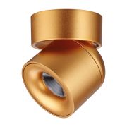 358810 OVER NT21 360 матовое золото Светильник накладной светодиодный IP20 LED 10W 850Лм 4000K 220V GESSO