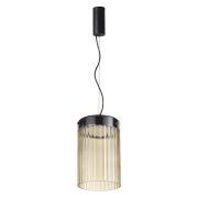 5047/15L L-VISION ODL24 439 черный/светл.янтарный/металл/стекло Подвес LED 15W 4000К 1676Лм PILLARI