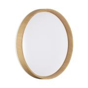 7684/DL BASICA SN 166 Светильник пластик/кор. под дер. LED 48Вт 4000K D390 IP43 GARI WOOD
