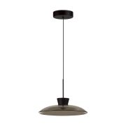 5055/9L L-VISION ODL24 457 черный/дымчатый/металл/стекло Подвес LED 9W 3000К SAUCER