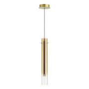 5061/5LB PENDANT ODL24 453 золотой/янтарный/металл/стекло Подвес LED 4W 3000K SHINY
