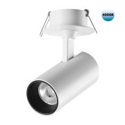359227 SPOT NT23 454 белый Светильник встраиваемый светодиодный IP20 LED 15W 220V 1440Лм 4000К SELENE