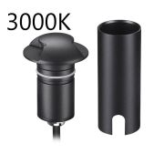 6662/2GL3 NATURE ODL25 729 черный/металл Встраиваемый грунтовый светильник IP67 LED 3W 3000K 75° 12V/24V WALD (нужен драйвер 357781/357782)