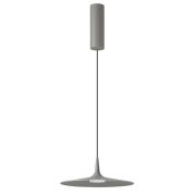 7038/12L HIGHTECH ODL25 305 серый/металл/акрил Подвесной светильник IP20 LED 12W 3000K AC90-260V SOMBRA