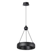 359396 OVER NT24 278 черный Светильник подвесной светодиодный, длина провода 2м IP20 LED 12W вниз/5W вверх 220V 1360Лм 3000K TURN