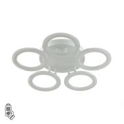 8027/55CL LEDIO LN25 247 белый/белый, металл/акрил Потолочный светильник с ПДУ LED 55W 3000-6000К 220V KALIFA