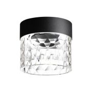 358998 OVER NT23 332 черный Светильник накладной светодиодный IP20 LED 4000K 10W 85-265V AURA