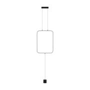 7022/27FLA HIGHTECH ODL25 247 Напольный светильник черный/металл/акрил IP20 LED 3000K 220V TEO