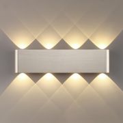 7106/8WL HIGHTECH ODL26 Настенный светильник матовый никель/металл IP20 LED 8W 3000K 220V MAGNUM