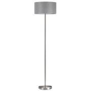 8251/2F MODERNI LN25 000  никель/серый, металл/текстиль Торшер Е27 2*60W 220V NIKKI