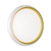 7650/DL PALE SN 141 Светильник пластик/белый/золотой LED 48Вт 4000К D380 IP43 TOFIQ WHITE