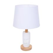 8210/1T MODERNI LN25 000 белый, керамика/текстиль Настольная лампа Е27 1*60W 220V VISIONA