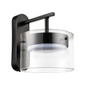 8232/1W COMFI LN25 193 черный/прозрачный, металл/стекло Бра LED GX70 1*10W 220V NATALINA