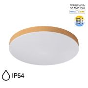 7761/50L MITRA LED SN 107 Светильник пластик/белый/под дерево LED 50Вт 3000-6500K D500 IP54 CCT GAMMA