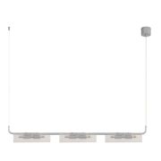 8258/6 SUSPENTIONI LN26 серебро/прозрачный, металл/стекло Подвес G9 6*20W 220V TORONTO