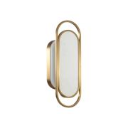 7066/12WL L-VISION ODL25 353 Настенный светильник бронзовый/металл/искусств.мрамор IP20 LED 12W 3000K 220V MILANO