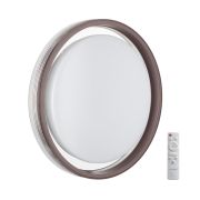 7698/DL MARON SN 148 Светильник пластик/кофе/прозрачный LED 48Вт 3000-6000K D475 IP43 пульт ДУ MEDEN