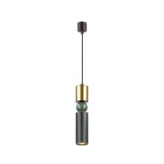 4073/5L L-VISION ODL19 475 черный/золото/зеленый Подвес GU10 1*5W SAKRA