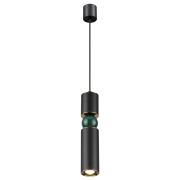 4075/5L L-VISION ODL19 475 черный/золото/зеленый Подвес GU10 1*5W SAKRA