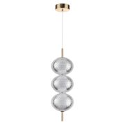 6577/18L LEDIO LN24 золото/прозрачный/металл/пластик Подвес LED 18W 220V CAPRICE