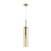 4693/1 PENDANT ODL20 469 золотой/янтарный Подвес E14 1*40W KLUM