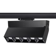 358326 PORT NT19 274 черный Трехфазный трековый свтильник IP33 LED 4000К 25W 110-265V EOS