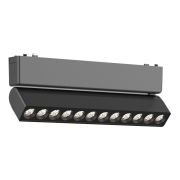 ST675.446.12 Магнитный трековый светильник Черный LED 1*12W 4000K 710Lm Ra>90 IP20 L230xW26xH81 48V SKYFLAT