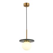 SL1191.363.01 Светильник подвесной ST-Luce Латунь/Латунь, Зеленый G9 LED 1*5W 4000K NEBULA