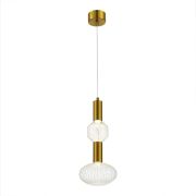 SL6117.223.02 Светильник подвесной ST-Luce Латунь/Золотой, Прозрачный LED 2*3W 3000K TACCHE