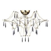 SL6601.202.78 Светильник потолочный ST-Luce Золотистый/Прозрачный LED 78*0,35W 3000K GRAVETTA