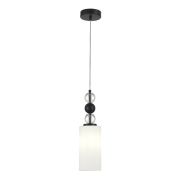 SL2003.403.01 Светильник подвесной ST-Luce черный/белый E27 1*40W AURORA