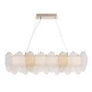 SL6135.233.01 Светильник подвесной ST-Luce золото/прозрачный, янтарный LED 1*24W 3000K LIGHTSOME