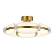 SL1304.302.45 Светильник потолочный ST-Luce латунь/белый LED 1*45W 3000K ETOILE