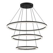 SL1018.403.03 Светильник подвесной ST-Luce черный/прозрачный LED 1*130W 4000K EUCLIDICS