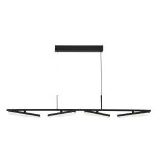 SL1018.403.04 Светильник подвесной ST-Luce черный/прозрачный LED 1*32W 4000K EUCLIDICS
