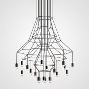 Люстра Via Wireflow Chandelier Polyhedral 0315 Suspension Lamp By Imperiumloft