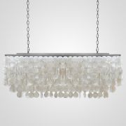 Подвесная Люстра Rectangle Shell Chandelier 2 Cascades By Imperiumloft