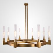 Люстра На Штанге Canelle Round Chandelier 8 Modern Brass By Imperiumloft