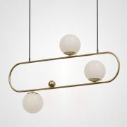 Подвесной Реечный Светильник Hoop L90 Bronze By Imperiumloft
