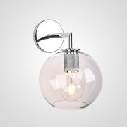 Бра Rh Utilitaire Globe Shade Single Sconce Silver By Imperiumloft