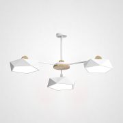 Люстра На Штанге Geometric Ch 3 Белая By Imperiumloft
