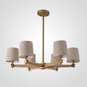 Люстра На Штанге Jorgenson D85 Beige/Light Wood By Imperiumloft